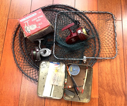 Vintage fishing tackle job - vintage,