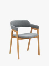 John Lewis Santino  Arm Chair , Oak Bianco Oil, Grey  TOTAL RRP  £279