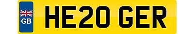 Private number plate ger - private,