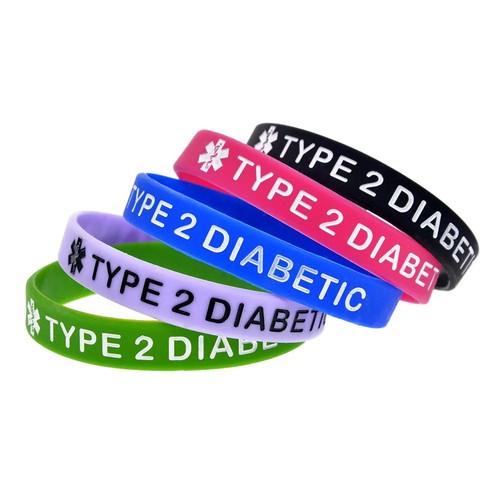 Diabetes wristbands type - -,