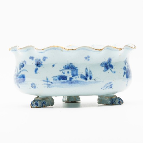 Italian delftware dish - dish, lion