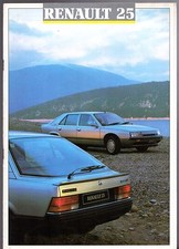 Renault 25 1987-88 UK Market
