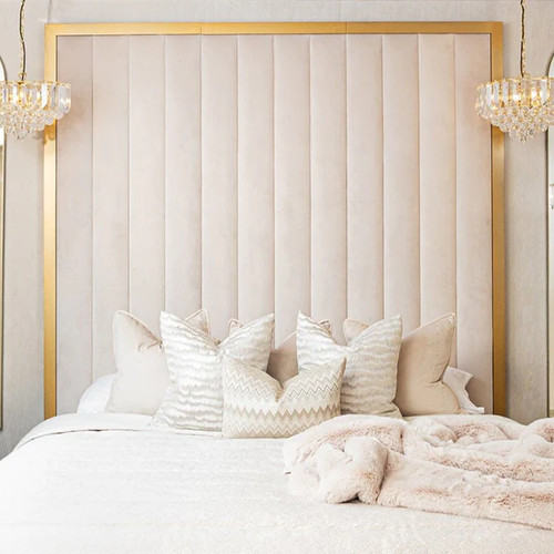 Headboard wall mounted high