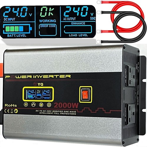 Power inverter 24v 240v - yq,