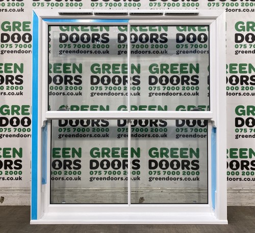 Box sash window - window, white