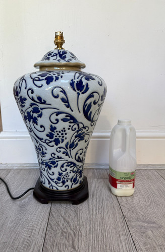 Large blue white ceramic - large,