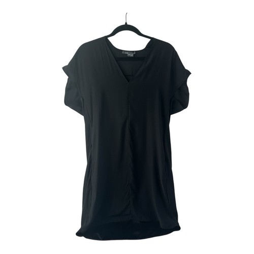Vince black 100 silk tunic - 100%,