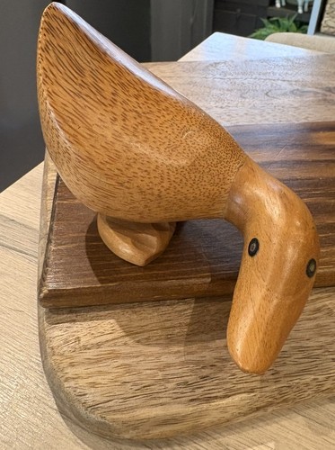 Dcuk wooden duck figure - wooden,