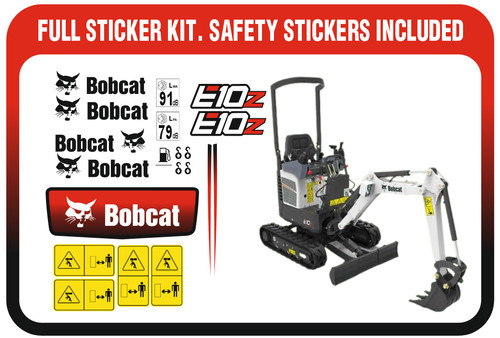 Bobcat e10z sticker decal - e10z, /