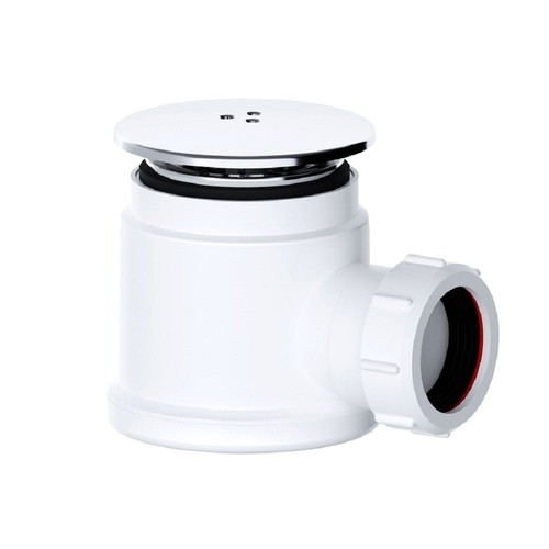 Viva chrome shower trap - chrome, 1/2"