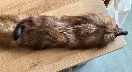 Mink stole dark choc brown - mink,