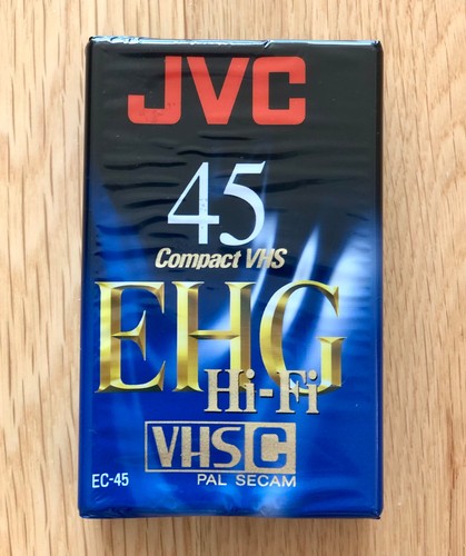 Jvc compact vhs - compact, vhs-c