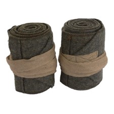 German Army WWI Wool Leg Wrap Puttees - Field Grey