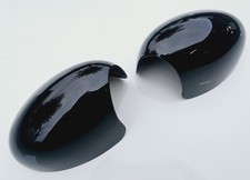 Gloss black mirror covers