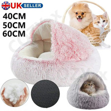 Pet Dog Cat Bed Round Plush