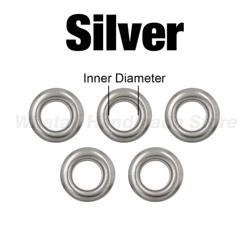 100 sets 4mm - 4mm, eyelets