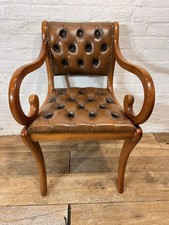 Leather Chesterfield Captains