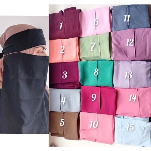 New soft modest niqaab niqab - new,