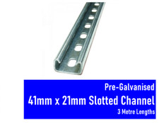 PRE-GALVANISED SINGLE SLOTTED