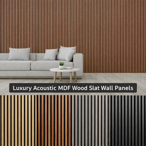 Acoustic mdf wood slat - acoustic,