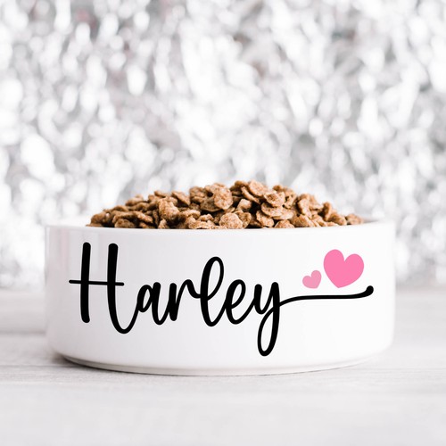 Personalised pet bowl cat dog - pet,