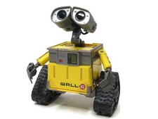Disney Pixar Wall-E Robot 4" Action Figure Toy Yellow Grey Thinkway Toys 2008