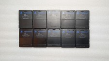 Sony PlayStation 2 8MB Memory Card Lot X10 (SCPH10020)
