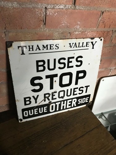 Original bus stop - original, sign