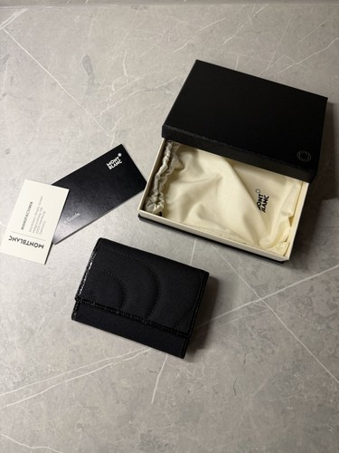 Montblanc black leather - montblanc,