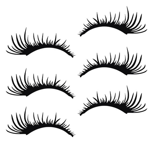Pairs black eyelashes car - 3,