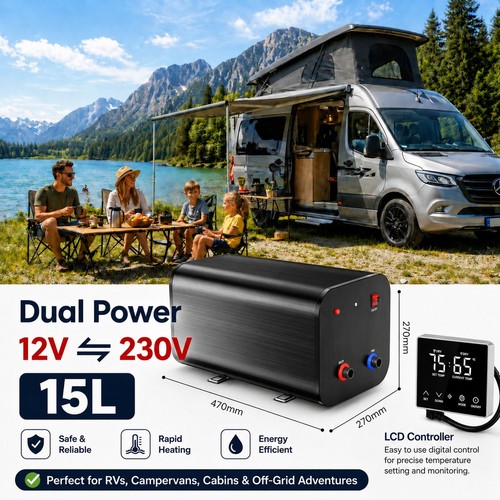 Campervan 12v 230v dual - 15, l