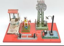 Vintage steam. Doll & c o, Wilesco. Run by Mamod (not included) in VIDEO