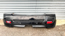 Mini Cooper Aero Rear Bumper R56 R57 R58 John Cooper Works JCW Midnight black
