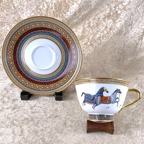 Hermes paris tea cup - hermes, saucer