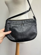 M&S Leather Bag Black Patina