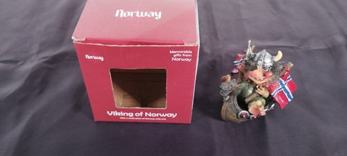Troll viking in boat - troll,