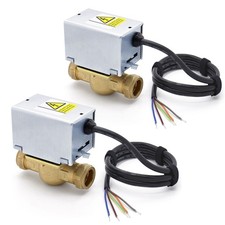 2 x Honeywell V4043H 1056 Alternative 2 Port Motorised Zone Valves 22mm - 2 Pack
