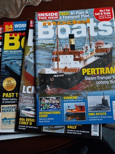 Model boats magazines job - model,