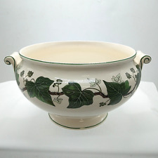 Wedgwood "Napoleon Ivy" Cream & Green Soup Tureen (No Lid) 21cm Diameter Seconds