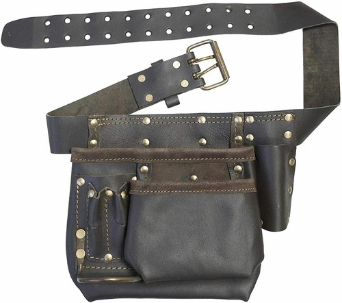Tool belt oil tanned leather - tool,