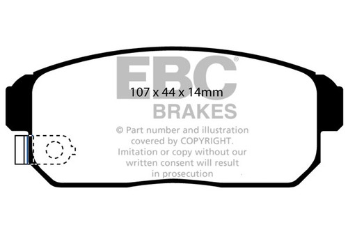 Ebc greenstuff rear - ebc, brake