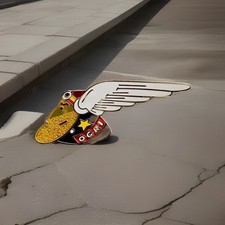 Vintage Ogri Lapel Pin Badge Ace Cafe, Piston Broke, Norton, BSA, 59 Ton Up  MCN