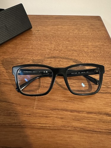 Versace stylish black eyeglass - versace,
