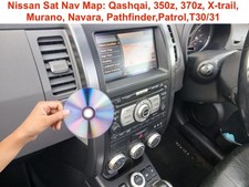 Nissan Sat Nav Map Qashqai,350z,370z,Murano,Navara,Pathfinder,Patrol,T30/31  DVD