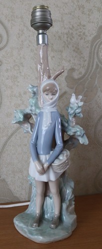 Lladro daisa 1977 girl with - girl,