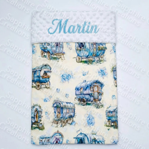 Gypsy wagon blue baby - wagon, boys