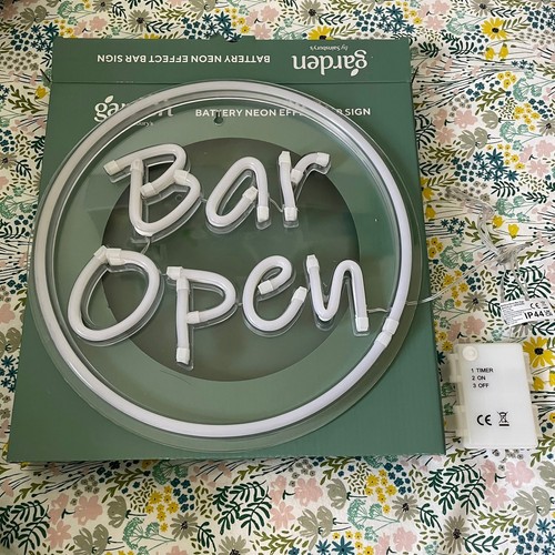 Garden bar open neon - garden, ‘bar