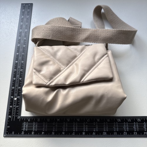 Primark cream quilted cross - cream,
