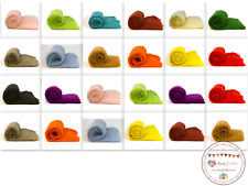 Heidifeathers® Carded Dyed Felting Wool Batts - Soft Wool - Choose Colour + Size