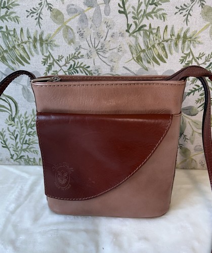 Vera pelle handbag crossbody - pelle,